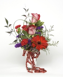 Red Hot Romance from Bixby Flower Basket in Bixby, Oklahoma