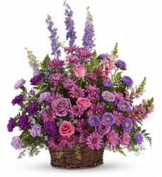 Gracie's lavender basket from Bixby Flower Basket in Bixby, Oklahoma